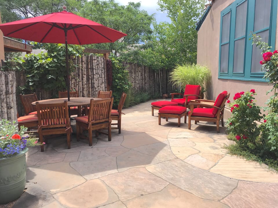 The heart of the back patio.