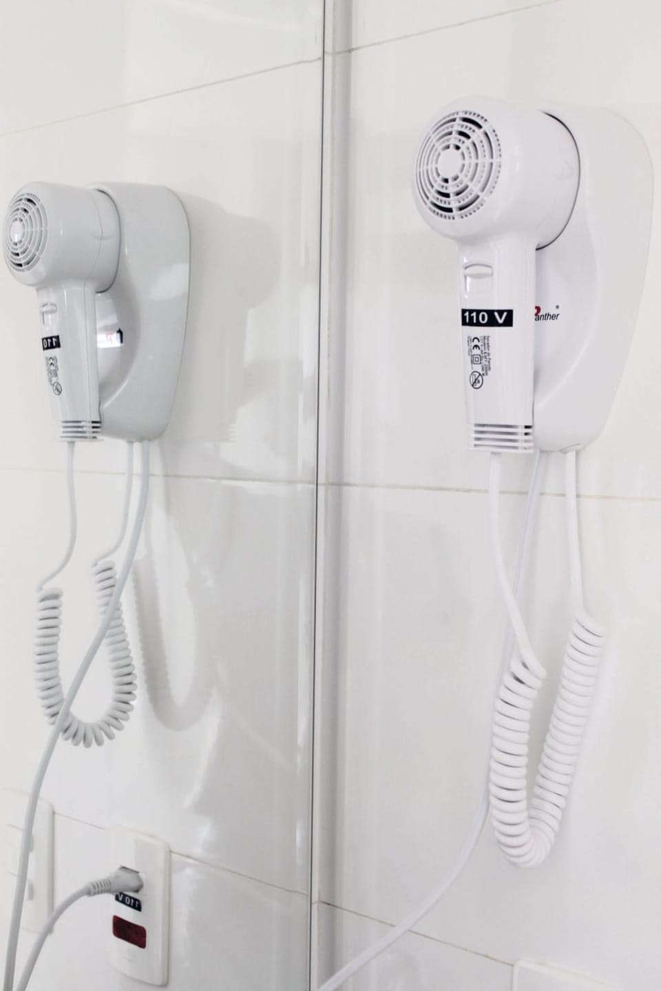 Shower, rainfall showerhead, hair dryer, bidet