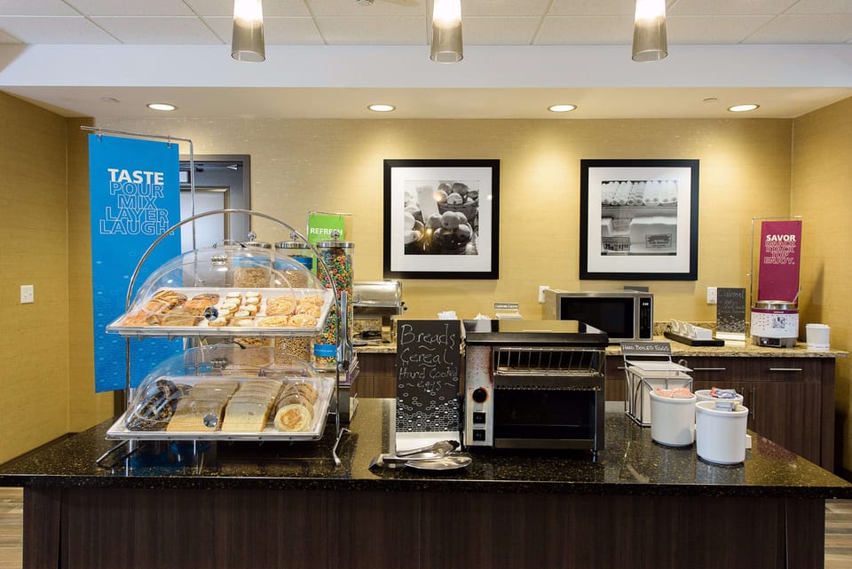 Free daily buffet breakfast