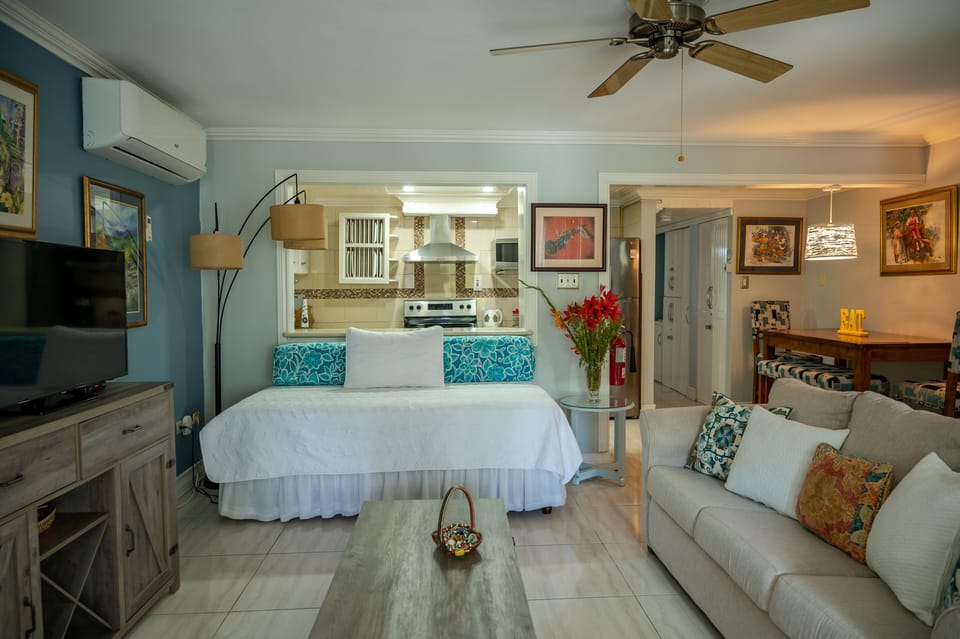 Living Room & Twin Bed for 3rd guest