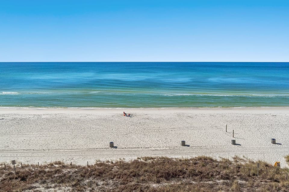 It is hard to beat this view from the private balcony 
