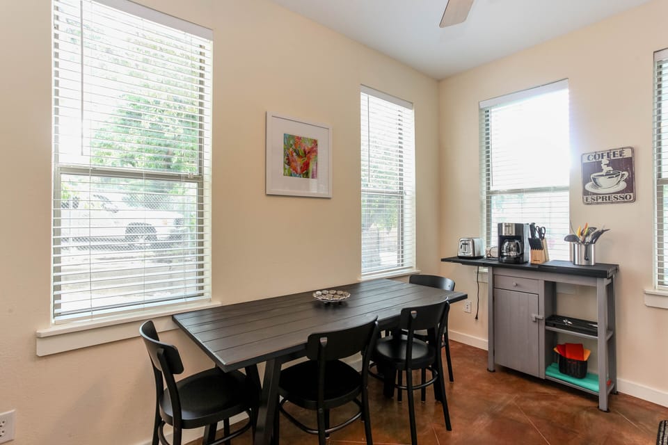 Kitchen dining table.