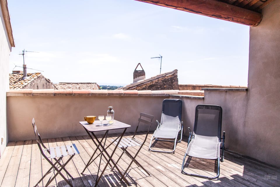 Master bedroom private terrace