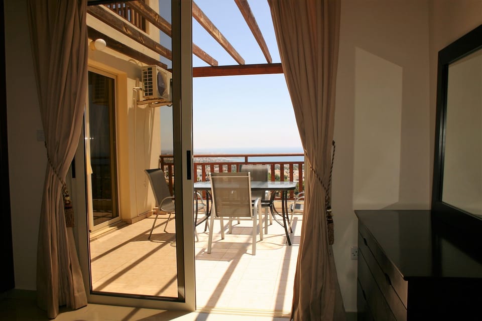 The view from the bedroom