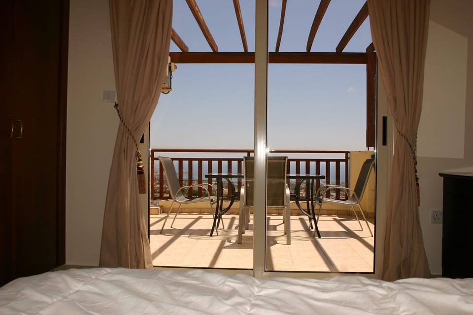 The view from the bedroom