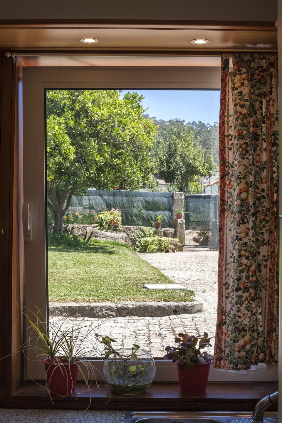 Vista a partir da cozinha