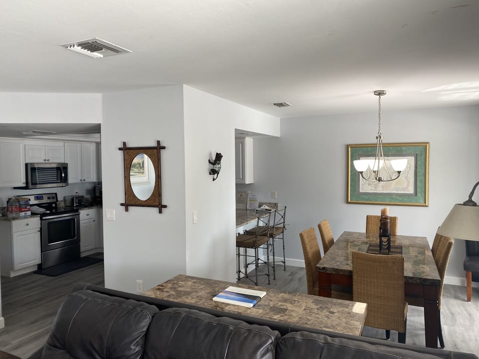 Dining room and kitchen 