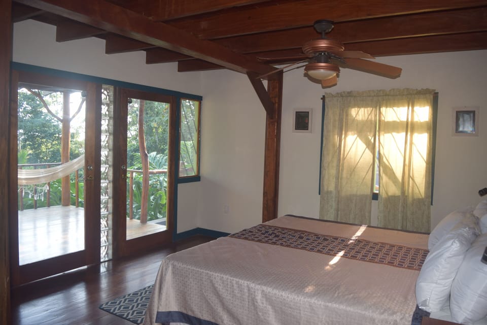 Master bedroom view to the balcony
