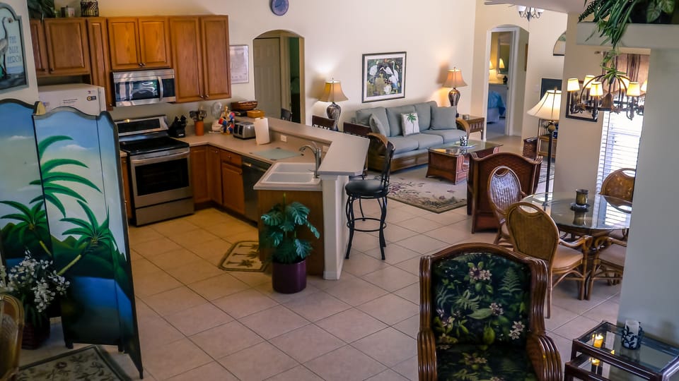 Kitchen and Family Room