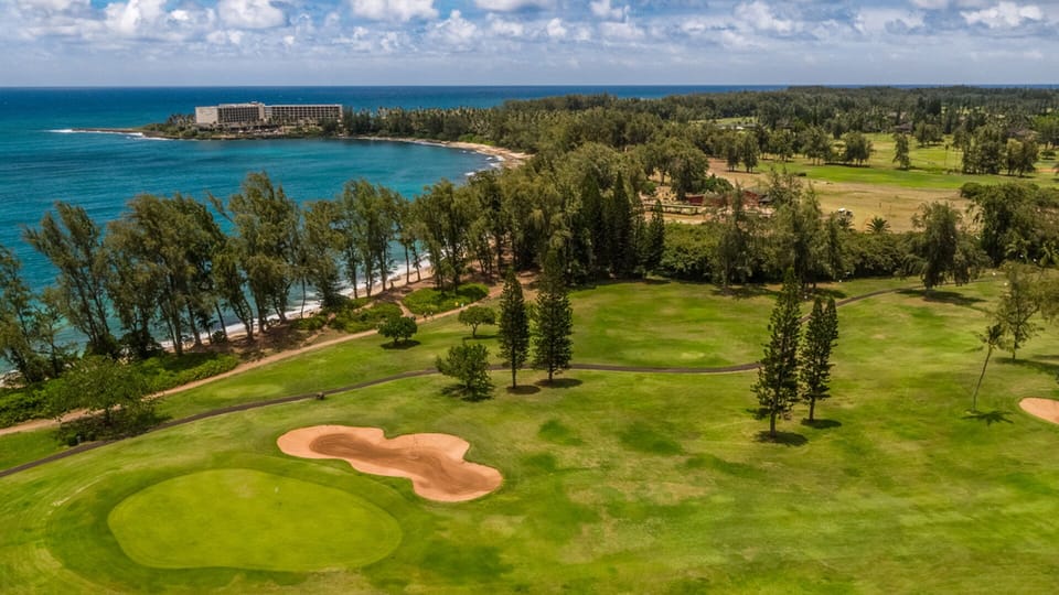 2 golf courses at Turtle Bay Resort. 10 minutes from Hale Pono.
