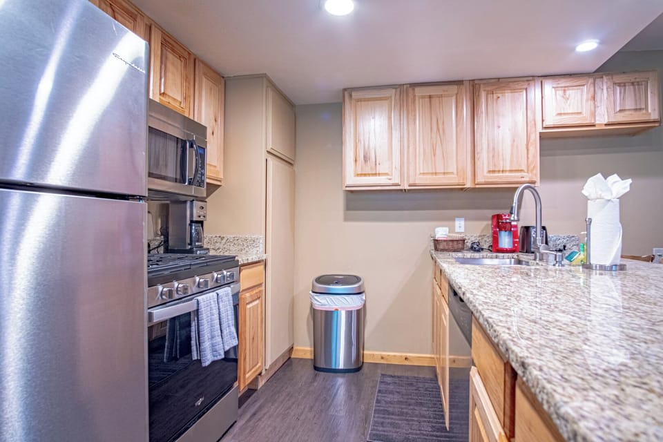 Modern Kitchen Appliances with Gas Stove