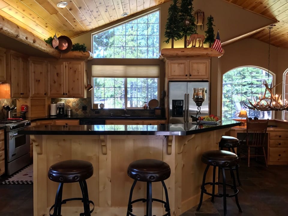 Kitchen is fully equipped with everything you need