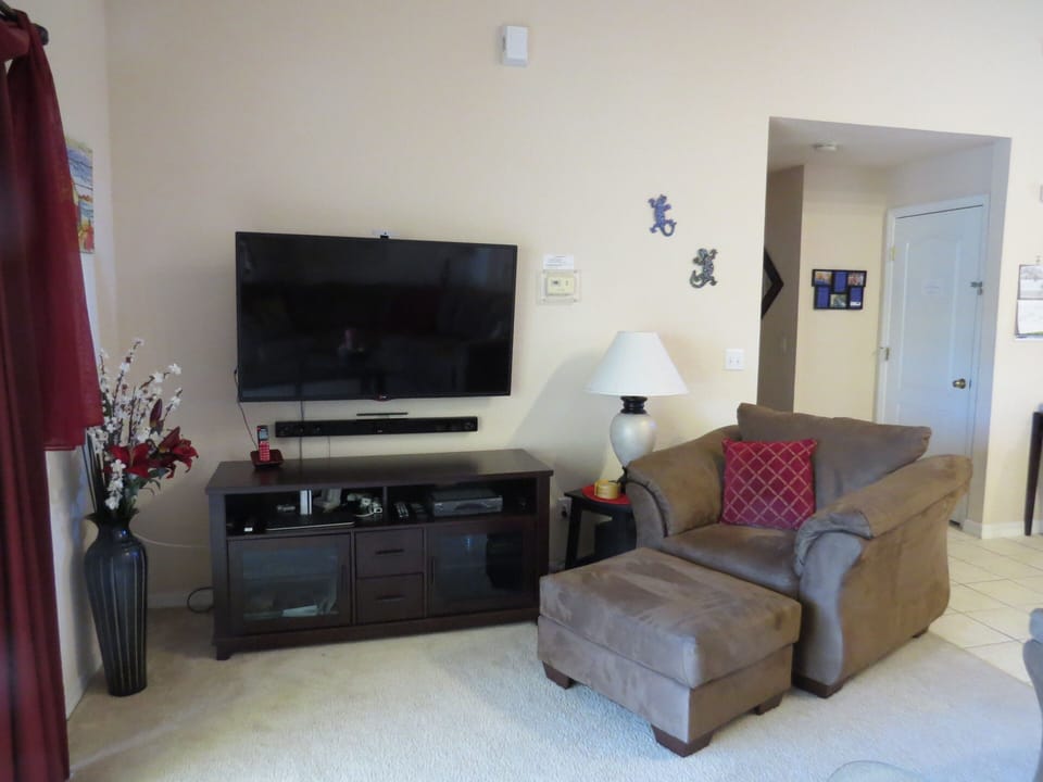 Living Room - Comfortable chair and Ottoman