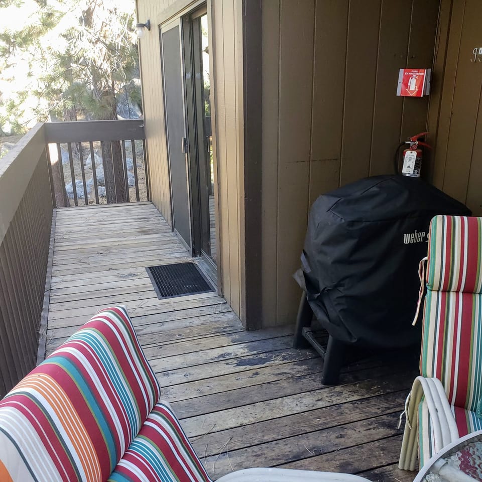 Deck with BBQ