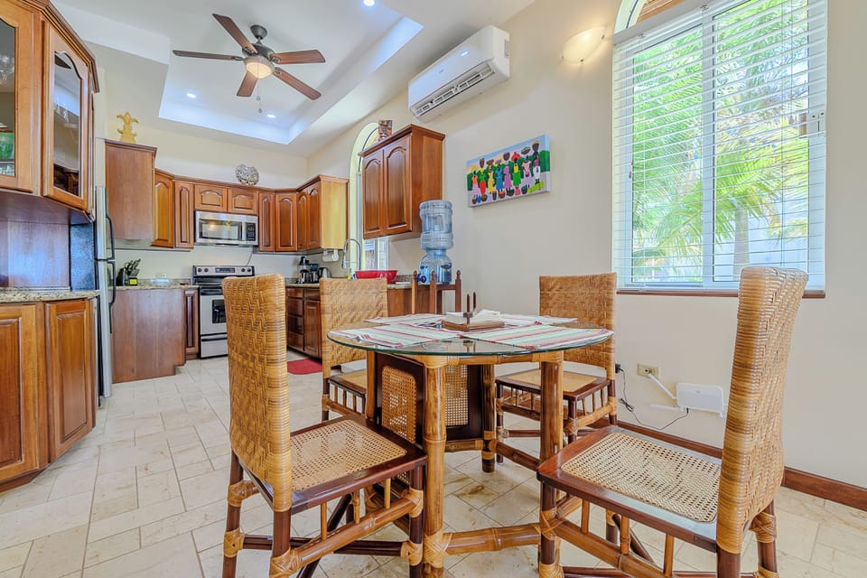 Dining area close to kitchen.