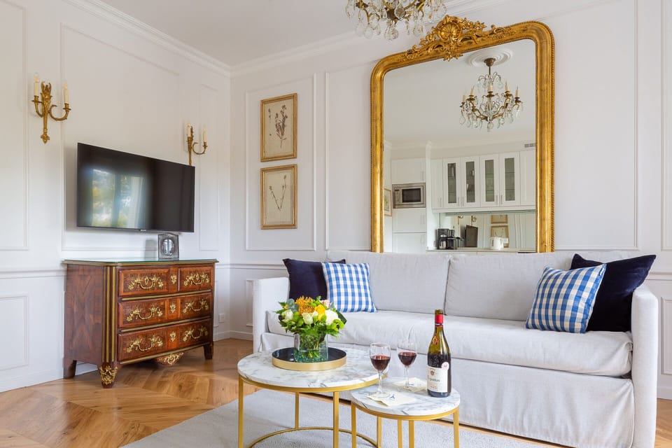 Relax in the open-plan living area.
