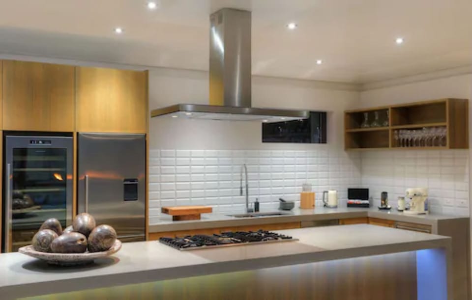 The Beachhouse | Private kitchen | Mini-fridge, coffee/tea maker