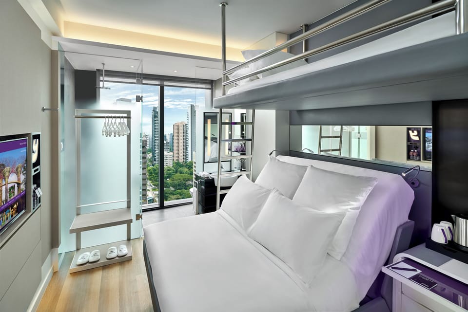 Premium Triple Room, City View | Premium bedding, in-room safe, blackout drapes, soundproofing