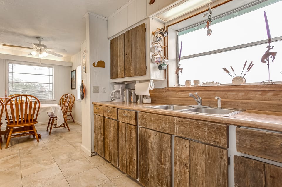 Kitchen - Our kitchen is fully equipped with all your cooking needs!