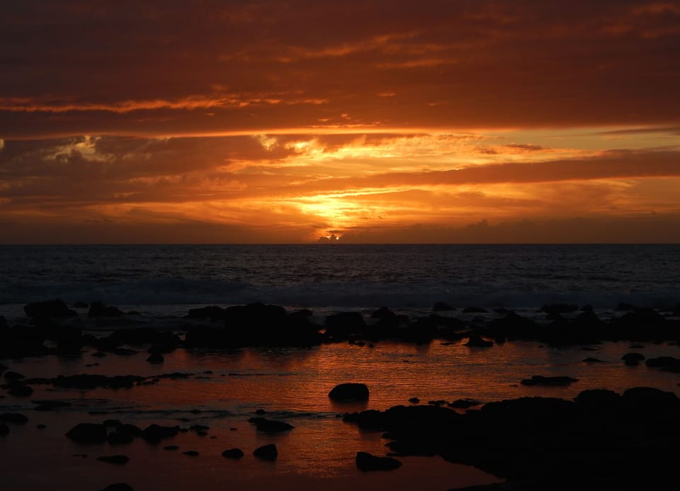 Sunset on the tidepools at your beach