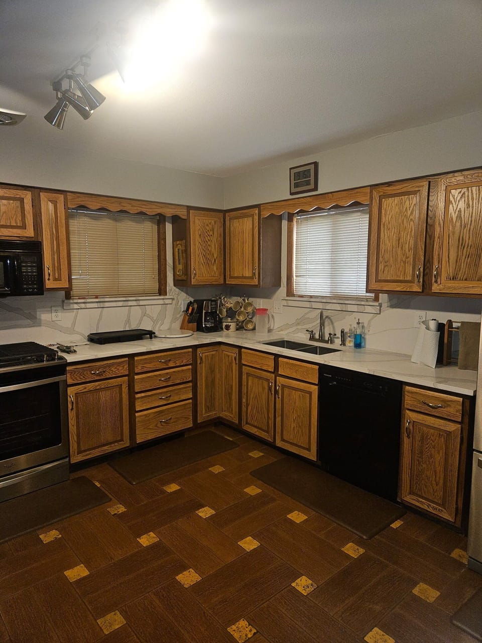 Welcome to our large, open kitchen