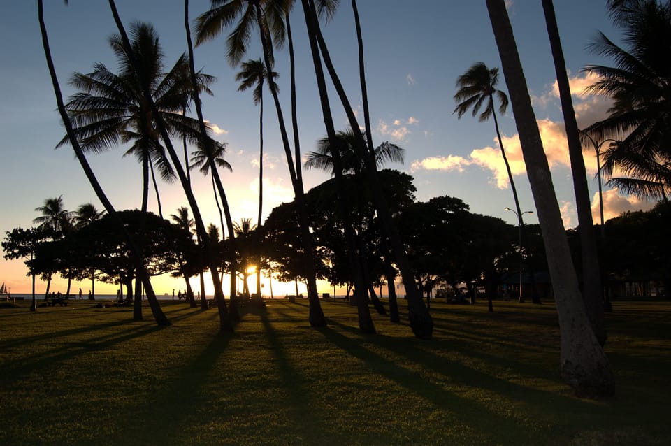 Waikiki at Dusk - Photo by Kathryn Schipper. 