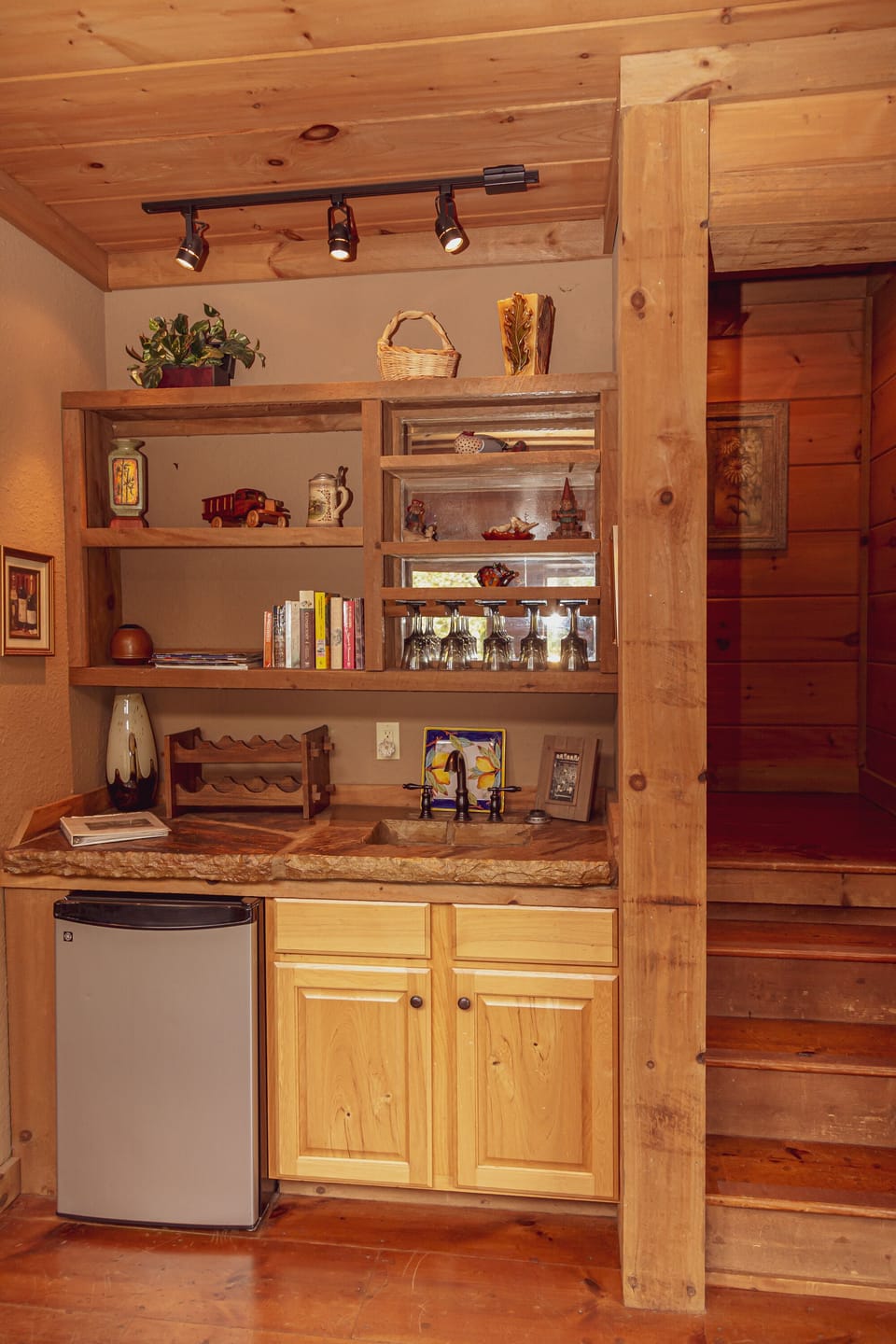 Auxiliary refrigerator.  Leave us a note in the guest book!