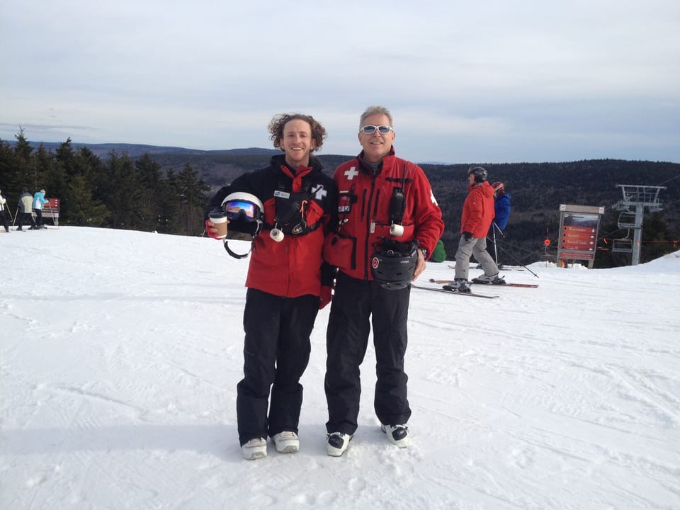 Like Father, like son!  National Ski Patrollers, Snowshoe WV