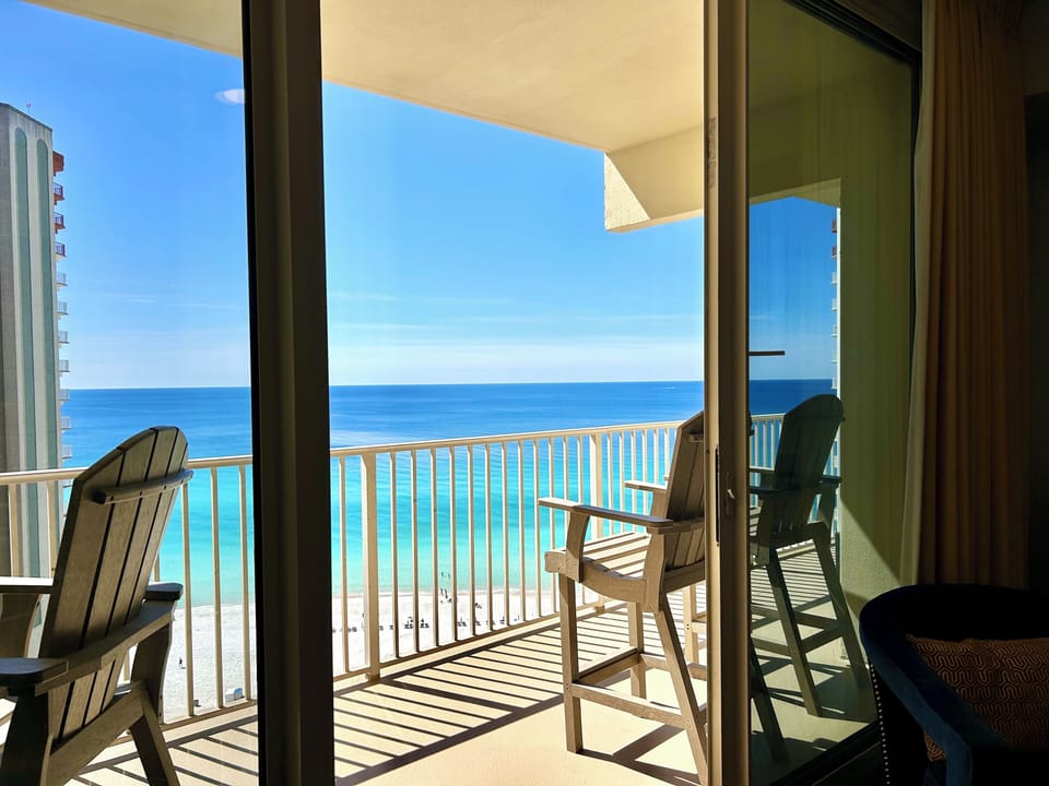double width direct view balcony