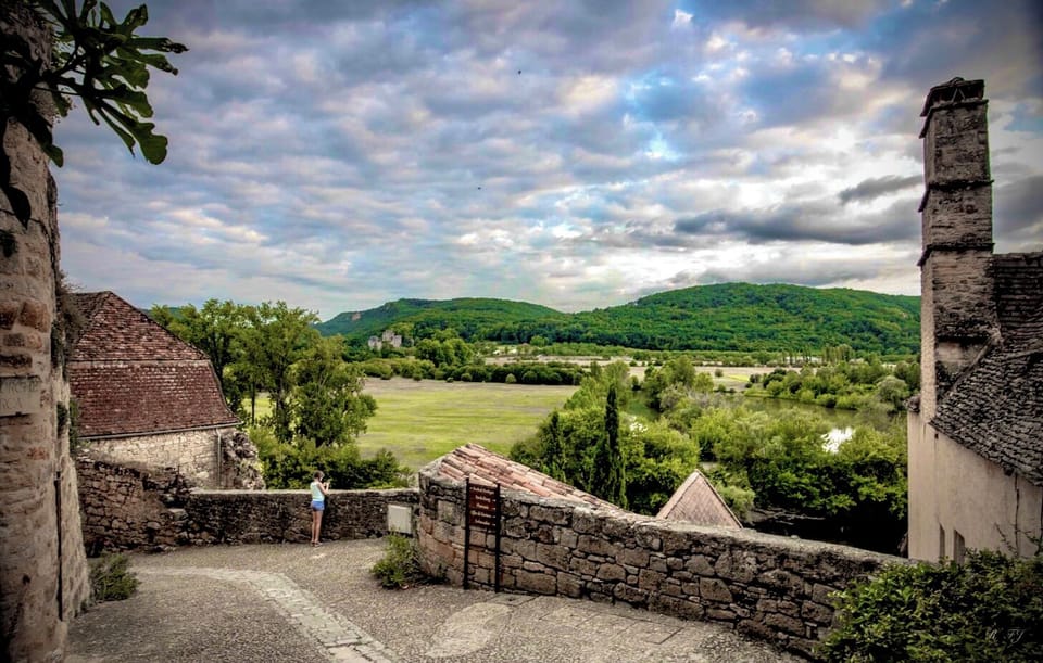 View from parking grotto, Mont Joie on the right