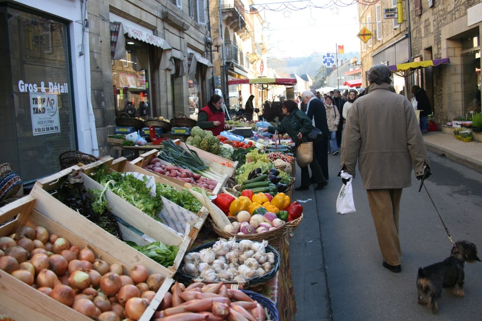 Shop like a local at the Sunday market in St. Cyprien