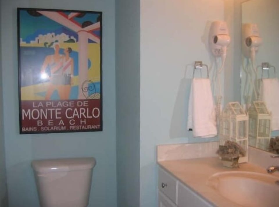 Guest bathroom including shower