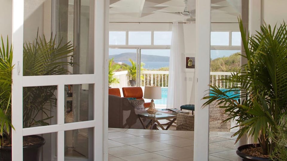 View outside in 