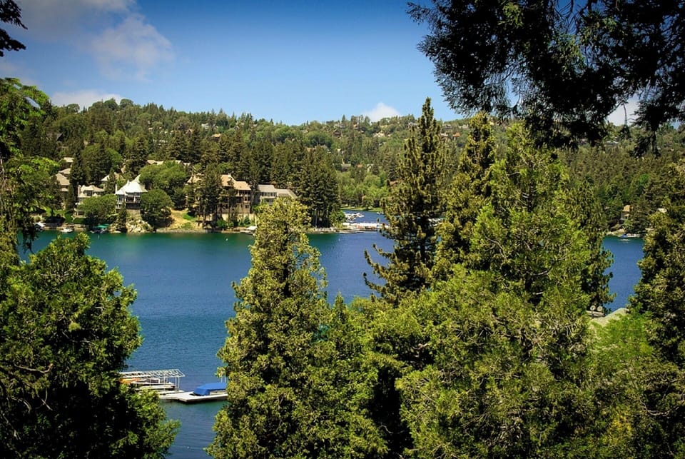 Lake views from upper and lower decks.