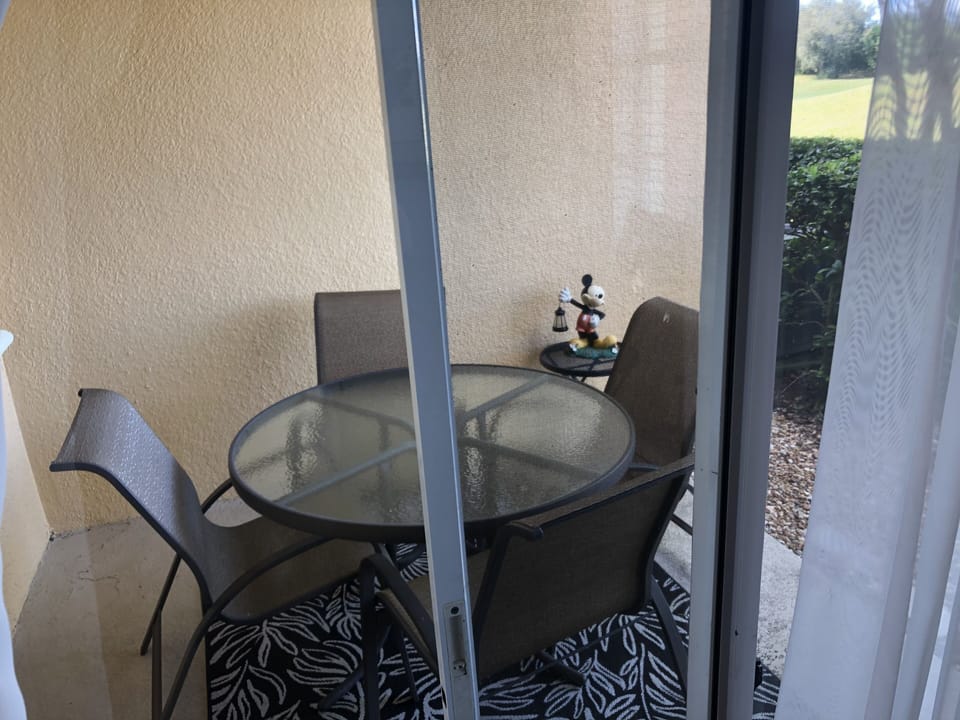 Private patio