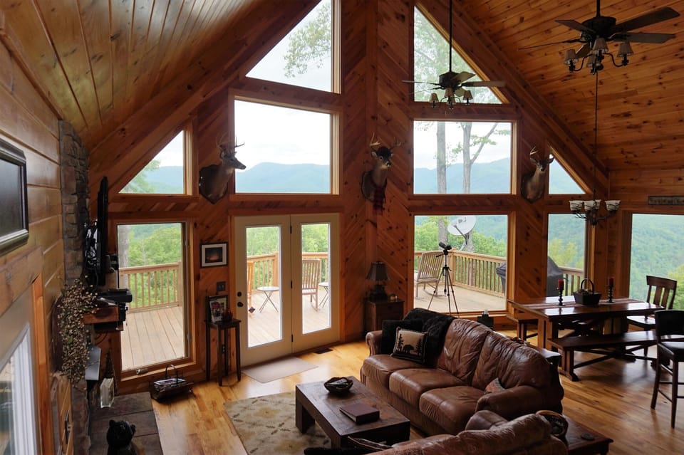 A stunning view from inside and outside!