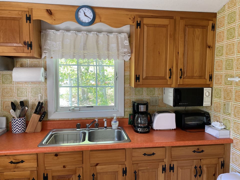 Kitchen counter work area.