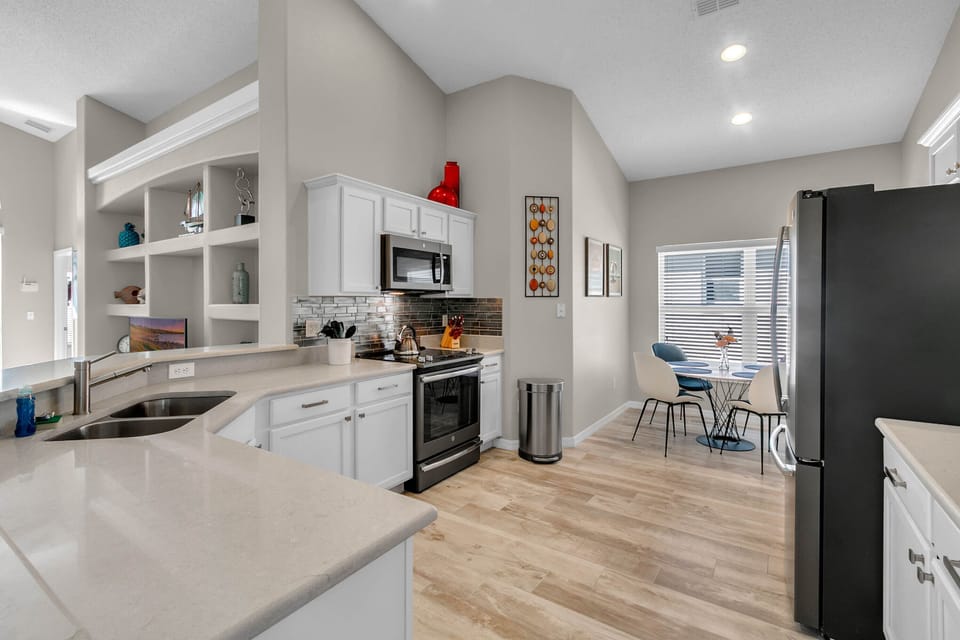 Remodelled kitchen and breakfast nook