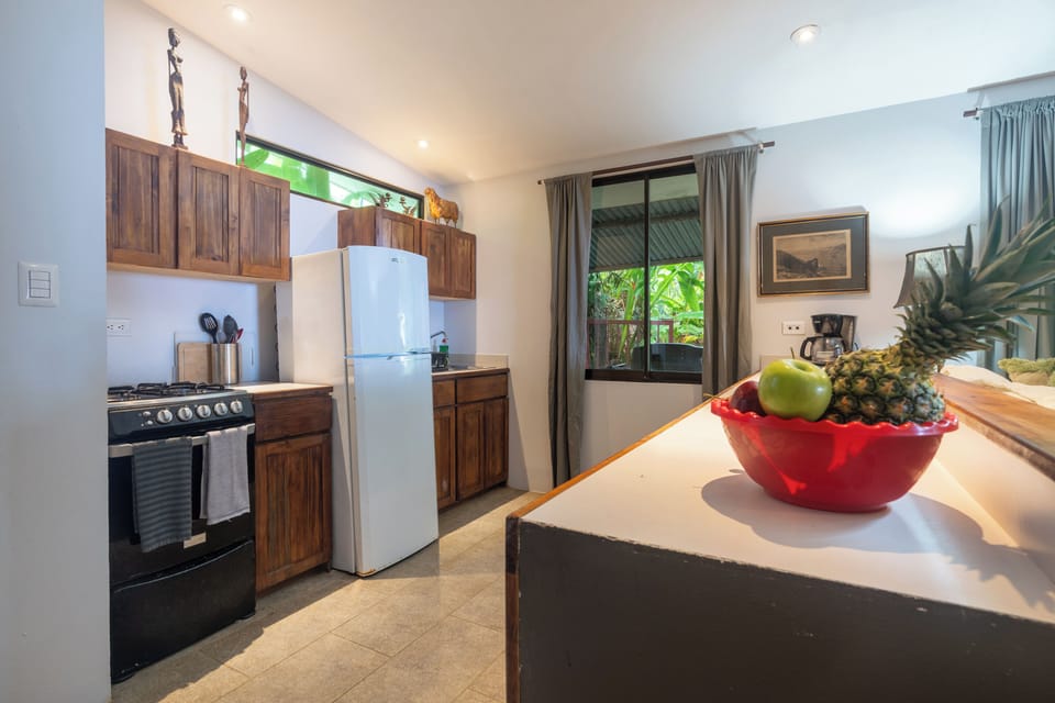 Full size kitchen with all the important stuff