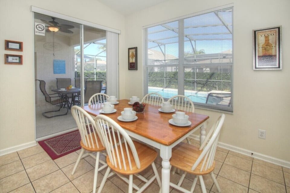 2nd Dining area overlooking pool area.