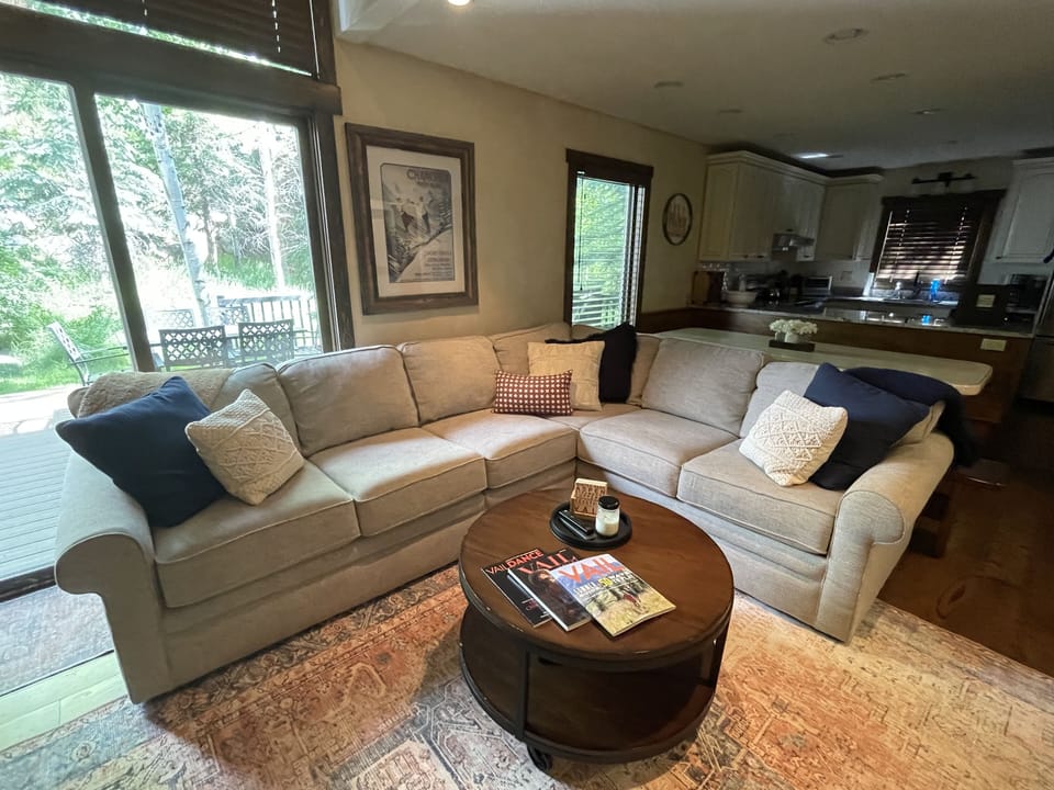 Relax as a group on the brand new sectional