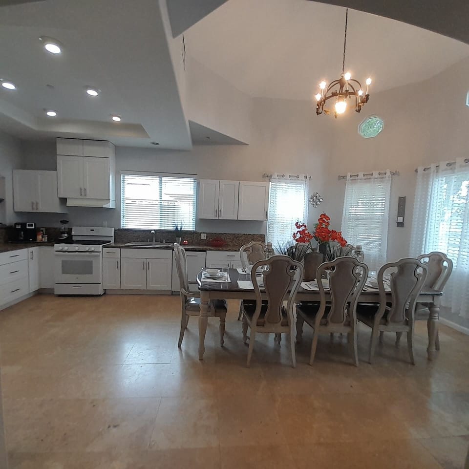 Huge  Kitchen  /  Dining table 