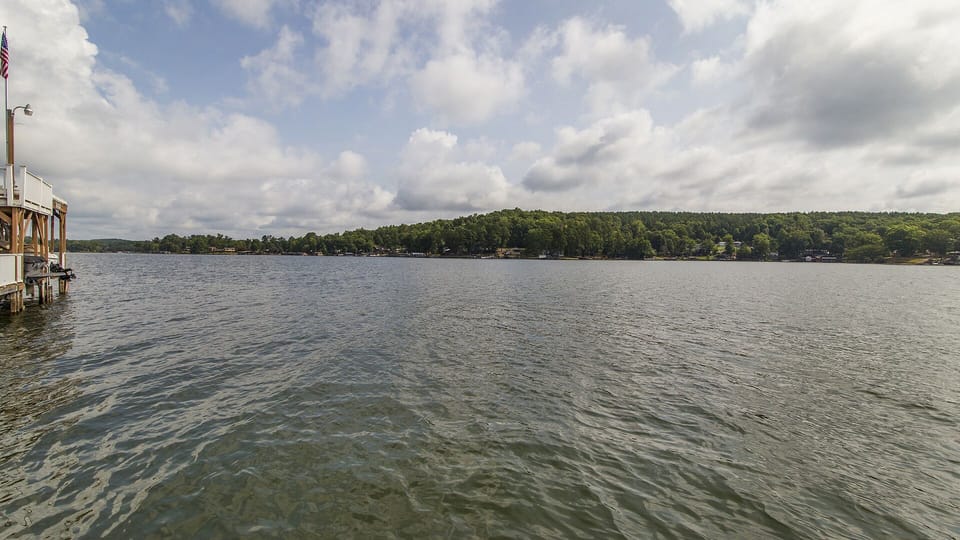 Badin Lake view from boat launch