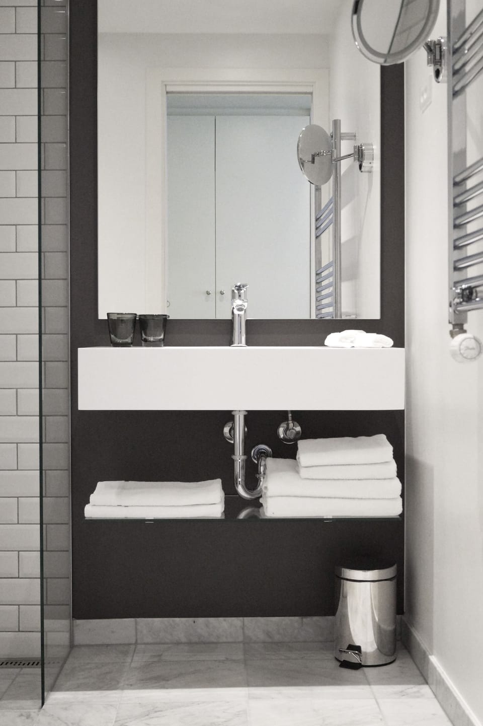 Free toiletries, towels