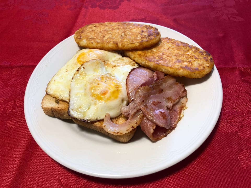 Daily cooked-to-order breakfast for a fee