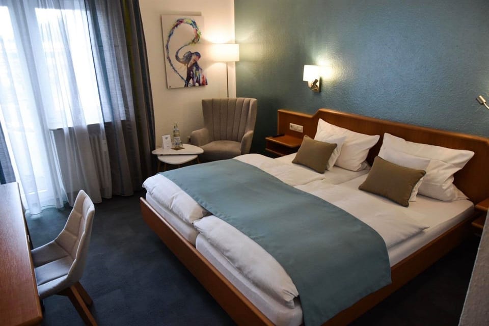 Standard Double Room | Down comforters, in-room safe, desk, soundproofing