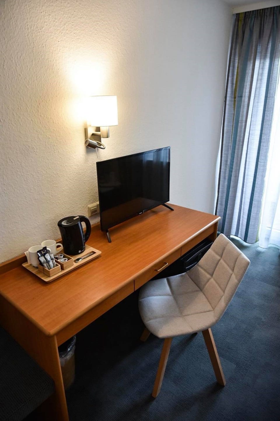 Standard Double Room | Down comforters, in-room safe, desk, soundproofing
