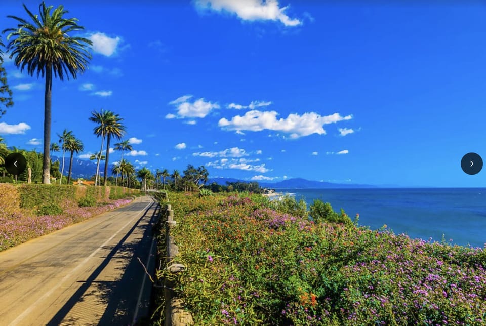 Beachside bike paths