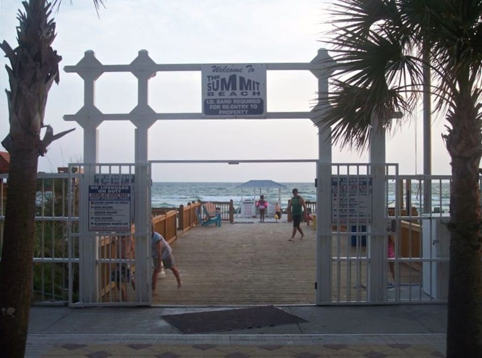 Boardwalk to beach