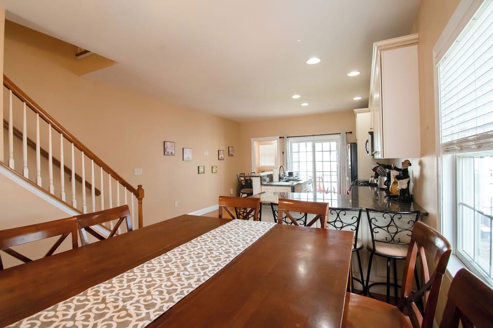 Outdoor patio off of Living Room on 2nd floor